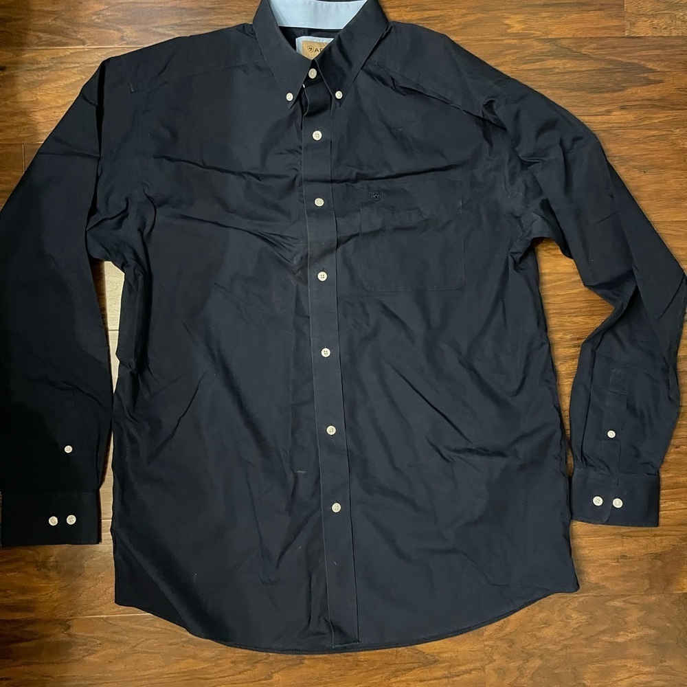 Ariat Wrinkle Free Solid Shirt Size L